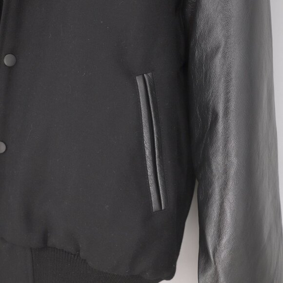 VINTAGE MAC MURRAY Universal Studios Varsity Jacket Wool Leather Size L - Picture 4 of 7